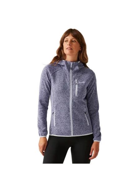 Bluza Z Kapturem Newhill II Marl Full Zip niebieska
