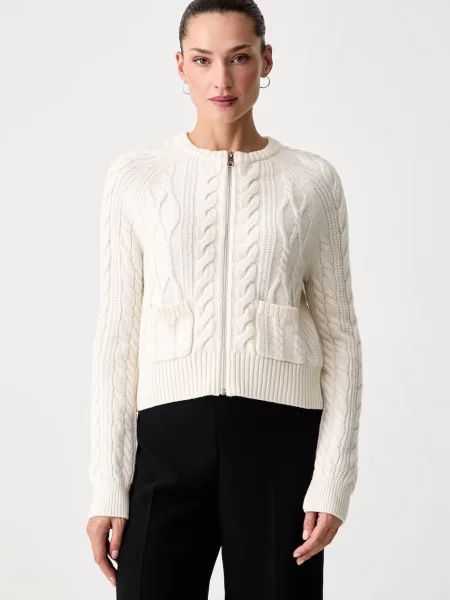 Tommy Hilfiger pulover cu pentru femei cu lână bej