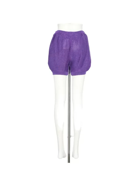 Pantaloni scurți Sophia Webster tricotate violet