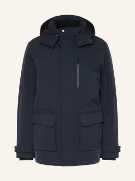 Bugatti Parka S Odnímatelnou Kapucí tmavě modrá