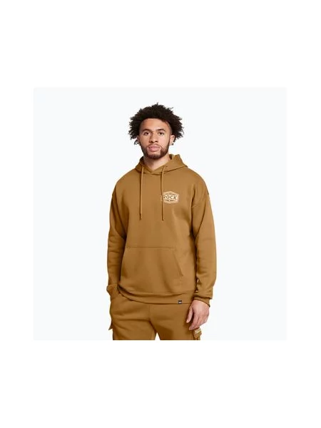 Кофта Under Armour Project Rock Icon Fleece Hoodie yellow ochre/silt жовта