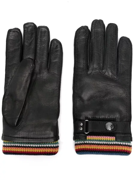 Mănuși Paul Smith cu dungi negru