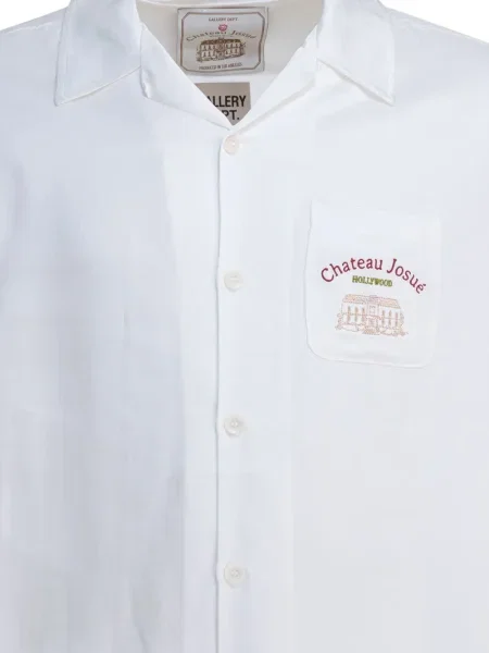 Cămașă Gallery Dept. cu broderie alb