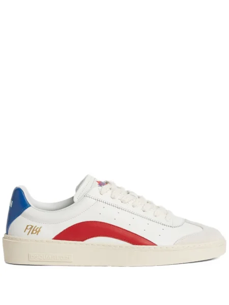 Sneakerși Dsquared2 din piele alb