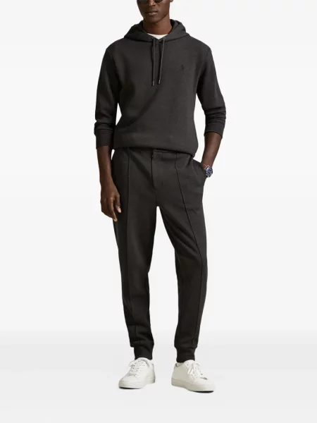 Dlouhá pruhovaná s límcem kšiltovka Polo Ralph Lauren modrá