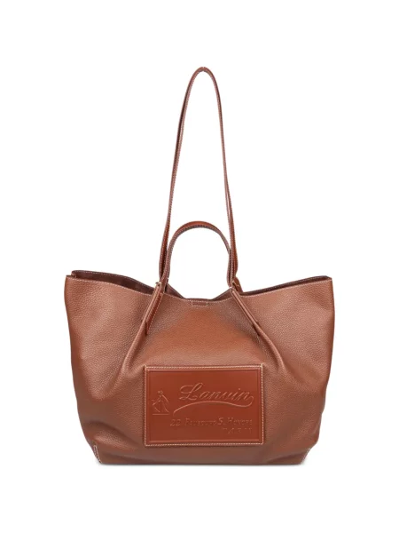 Geantă shopper Lanvin maro