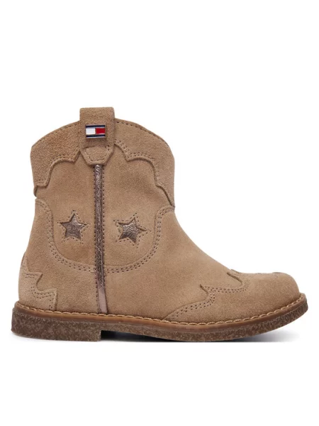 Polokozačky Tommy Hilfiger béžové