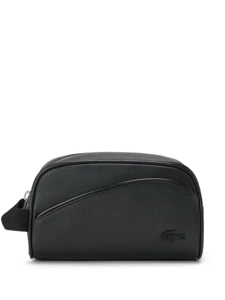 Geantă Lacoste din piele negru