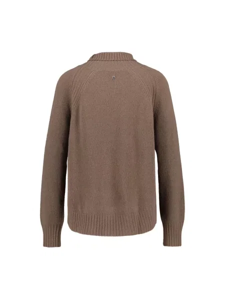 Sweter Dondup wełniany brązowy
