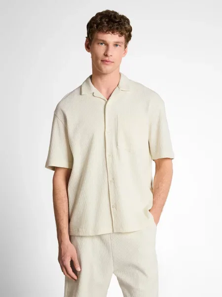 TOM TAILOR DENIM Cămașă murdar alb