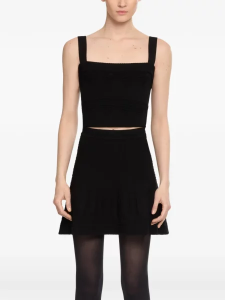 Top Elie Saab tricotate negru