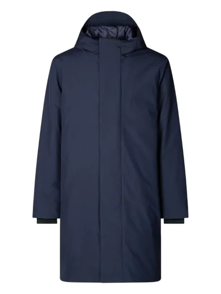 Palton Save The Duck cu glugă albastru