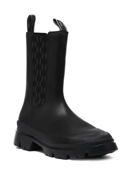 Karl Lagerfeld De piele ghete chelsea negru