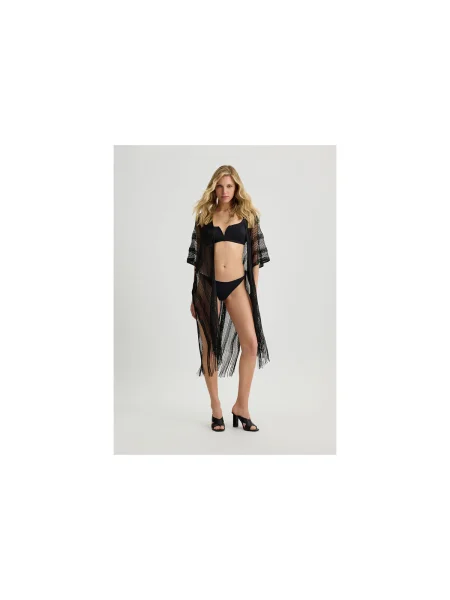 Poncho Liu Jo plasă de plasă negru