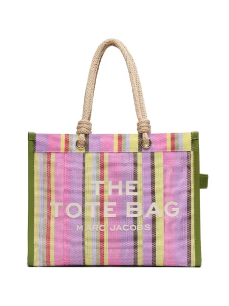 Geantă shopper Marc Jacobs plasă violet