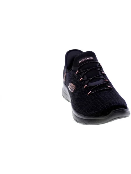 Rövid félcipő Skechers fekete