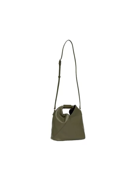 Torebka crossbody Mm6 Maison Margiela skórzana zielona
