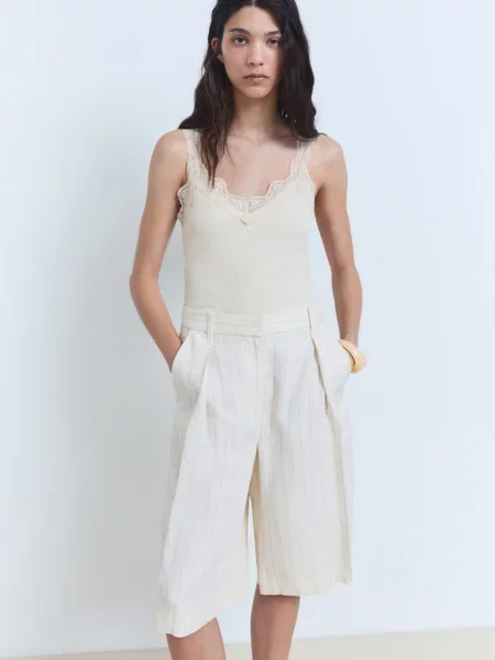 Майка MANGO молочний