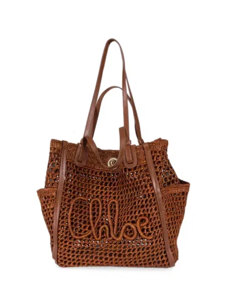 Geantă shopper Chloé maro