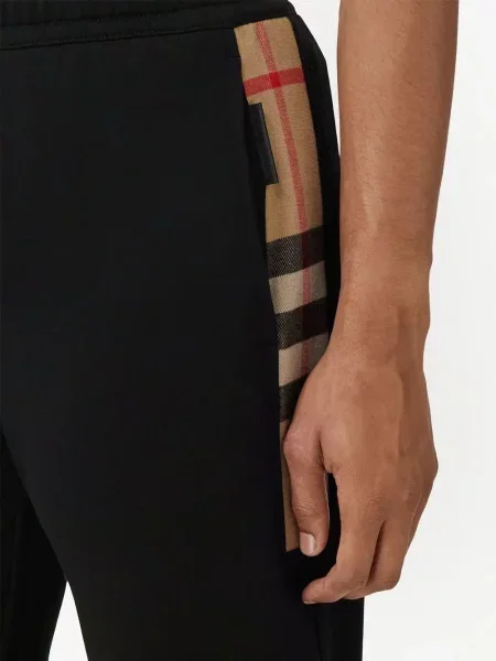 Pledinės kelnės Burberry juoda