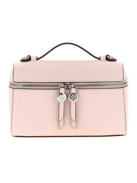 Torebka Tory Burch skórzana różowa