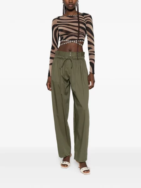 Pantaloni Aniye By cu cordon verde