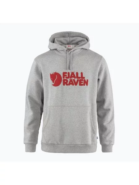 Bluza Fjällräven Logo Hoodie grey/melange szara