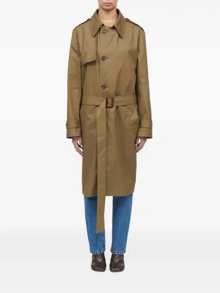 Cu centură trenci Mm6 Maison Margiela verde