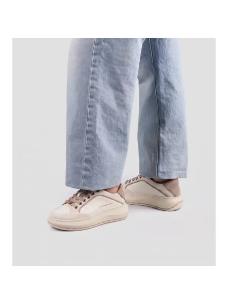 Sneakersy Alexander Smith skórzane beżowe