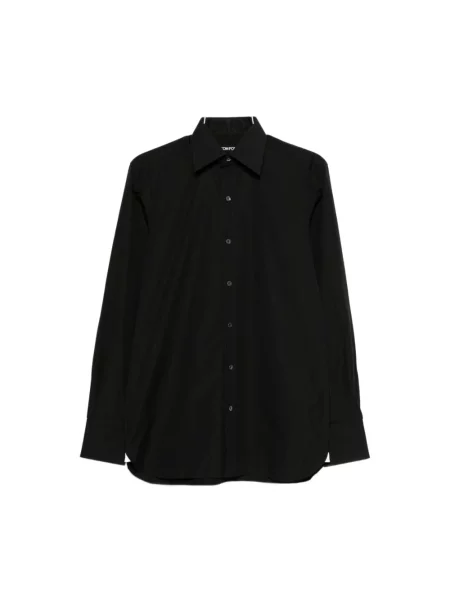 Koszula Tom Ford popelinowa czarna
