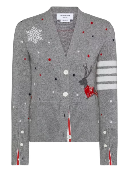 Cardigan Thom Browne gri