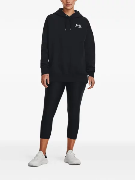 Hanorac cu glugă Under Armour cu imagine cu cordon negru