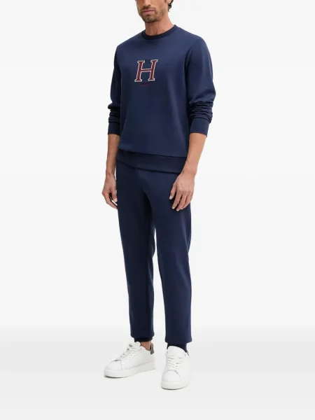 Hanorac crewneck Hackett albastru