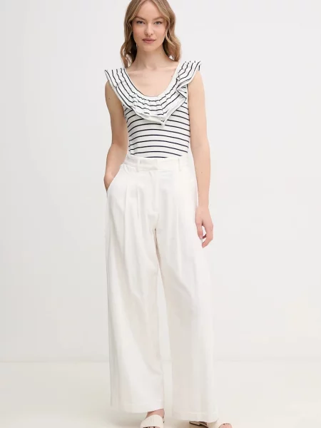 Топ Pepe Jeans VALERY оголена спина білий