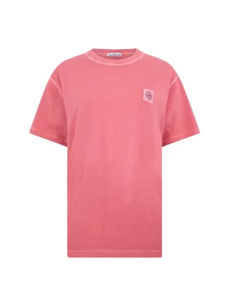 Koszulka Stone Island z kamieniami różowa