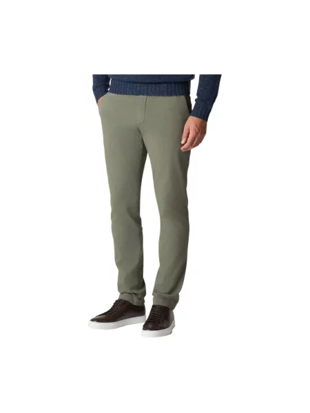 Spodnie Brooks Brothers ze stretchu zielone