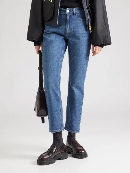 COMMA Jeans denim albastru