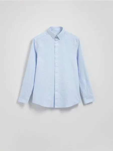 Reserved Cămașă regular fit din albastru-pal albastru