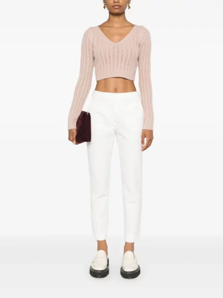 Pantaloni Max Mara alb