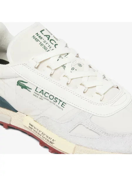 Lacoste Skórzane Sneakersy Elite Active białe