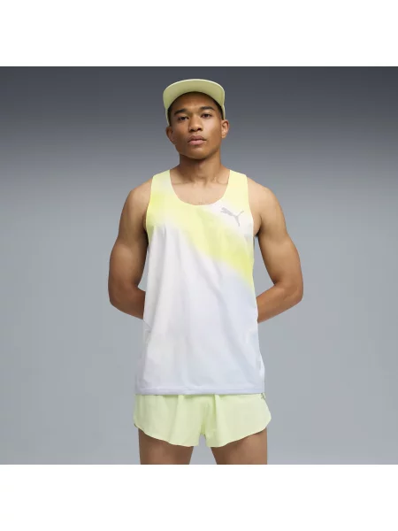 PUMA koszulka bez rękawów do biegania Lightspeed ULTRAWEAVE Graphic Odzież S szary