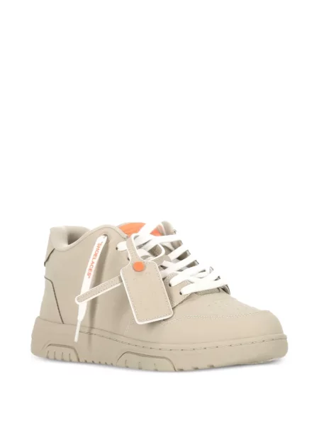 Sneakerși Off-white business alb