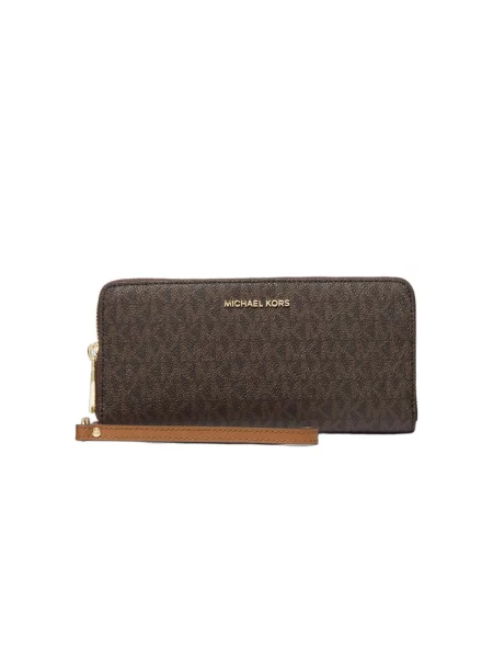 Velika denarnica MICHAEL Michael Kors Jet Set rjava