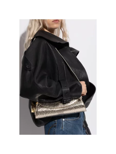 Torebka Jil Sander skórzana żółta