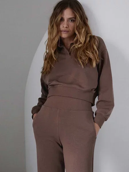 Кофта MUUV. Fin Cotton однотонна чорний