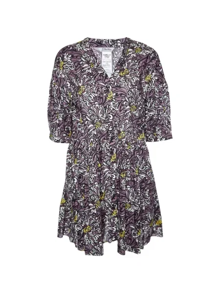 Rochie 's Max Mara cu model floral cu imagine violet