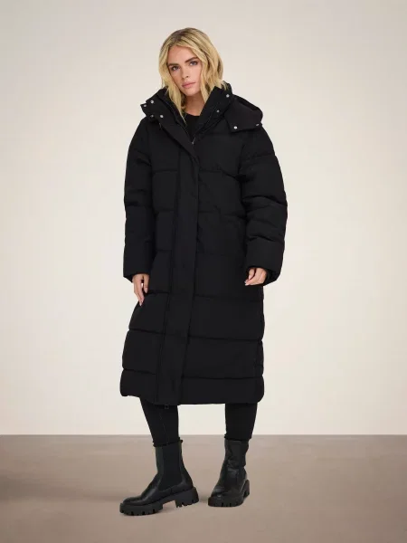 Зимова куртка JDY MAJA LONG PADDED JACKET OTW чорний