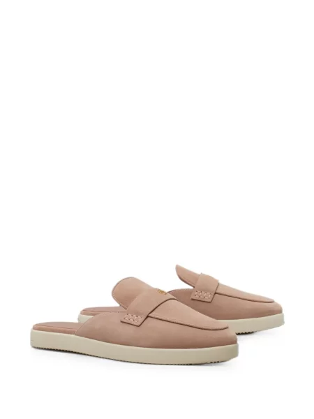 Papuci tip mules Tory Burch cu autograf roz