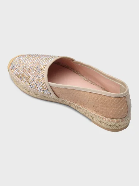 Эспадрильи René Caovilla бежевые