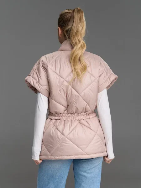 Утеплений жилет ISSA Plus бежевий